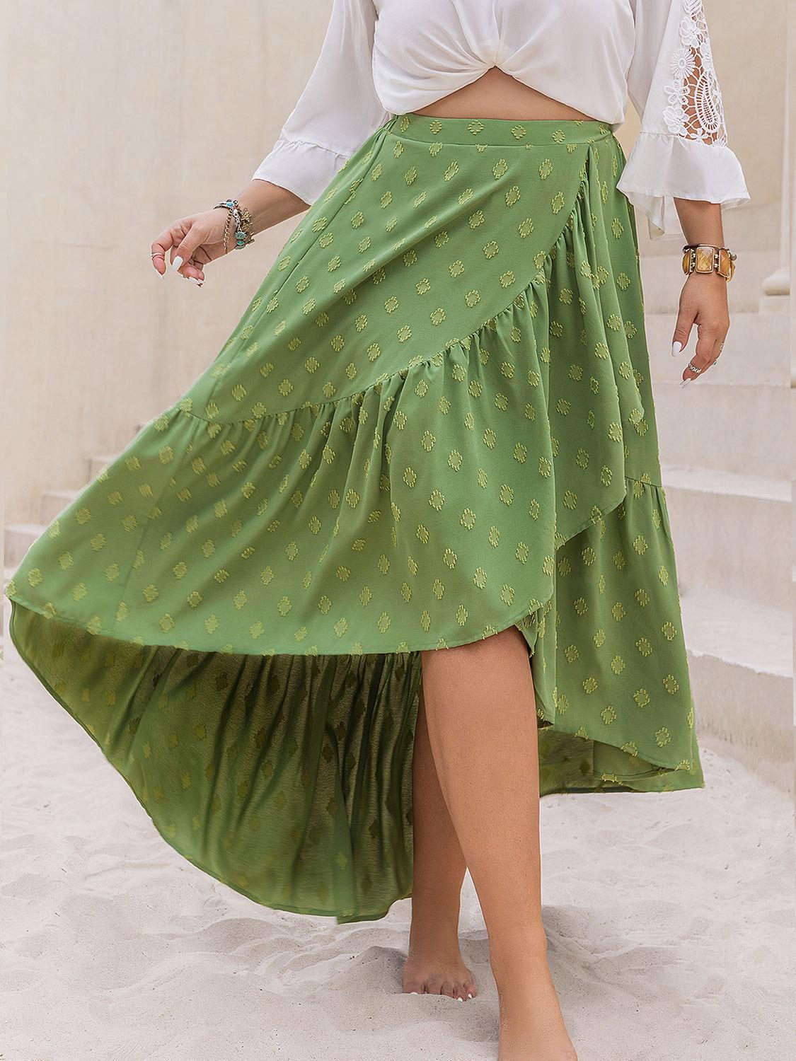 Plus Size High-Low Skirt - Clothes For Her Online Store