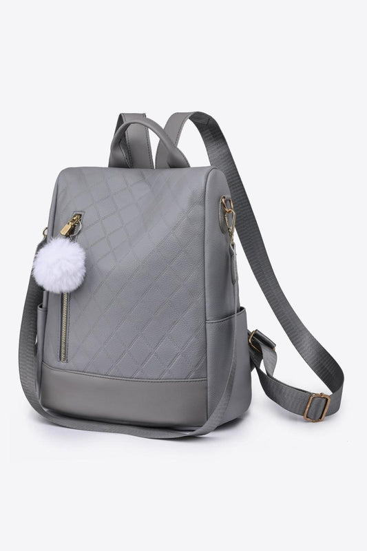 Pum-Pum Zipper Backpack - Clothes For Her Online Store