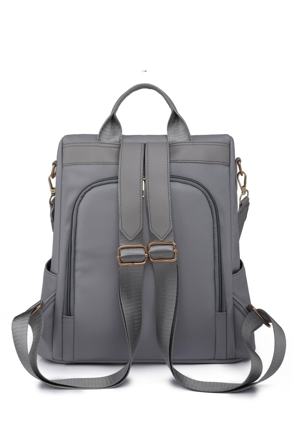 Pum-Pum Zipper Backpack - Clothes For Her Online Store