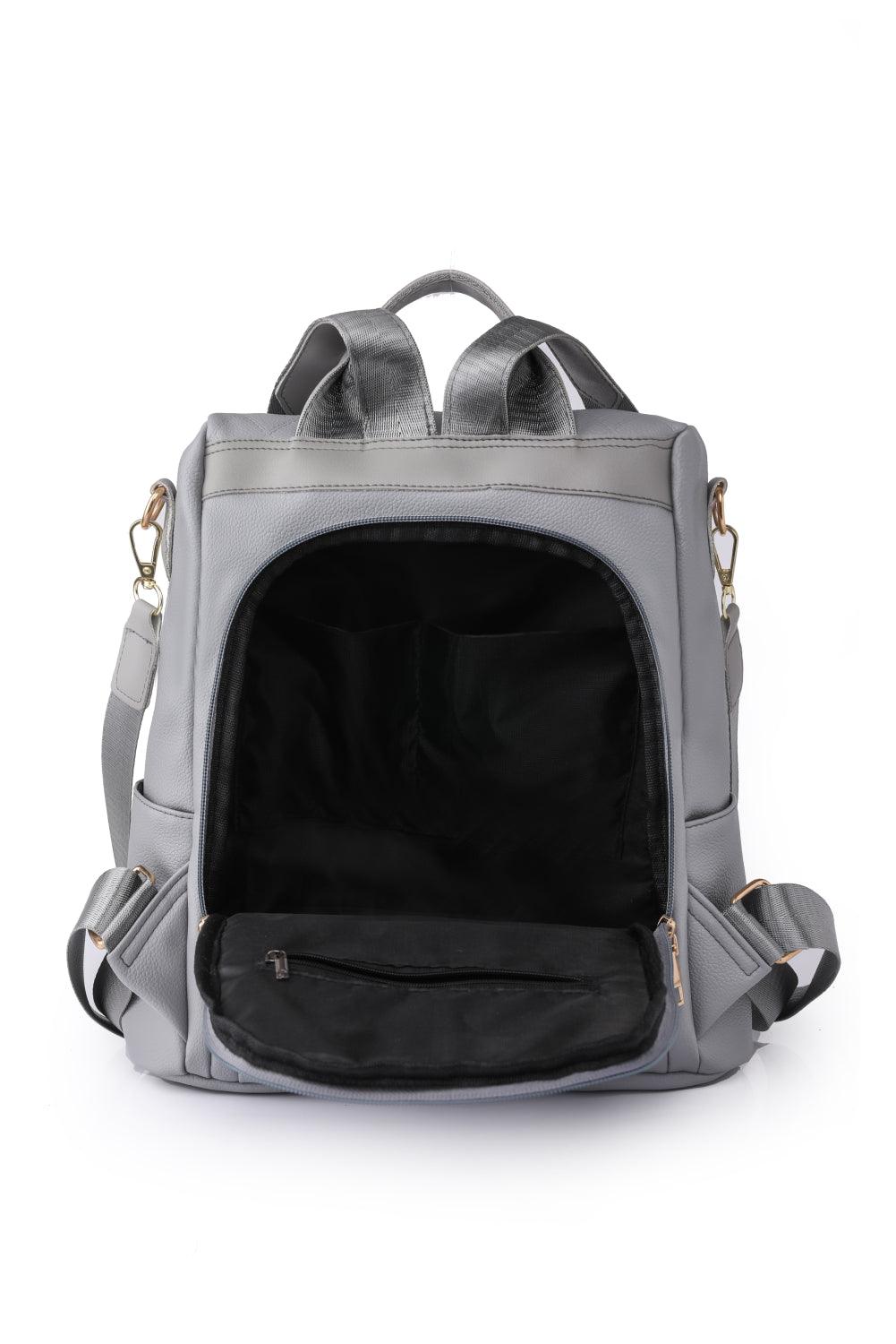 Pum-Pum Zipper Backpack - Clothes For Her Online Store