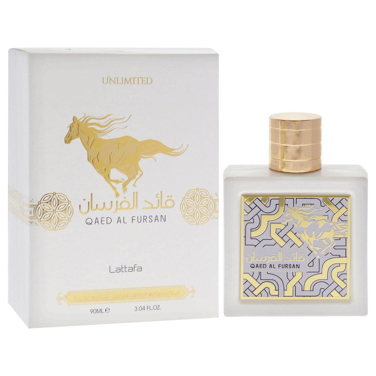 Qaed Al Fursan Unlimited by Lattafa for Men - 3.04 oz EDP Spray - Clothes For Her Online Store