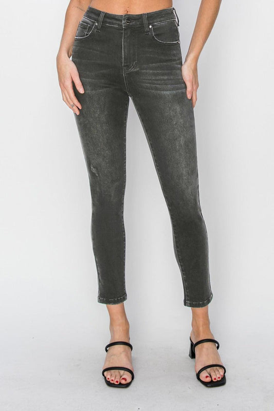 RISEN Full Size High Rise Ankle Skinny Jeans - Clothes For Her Online Store