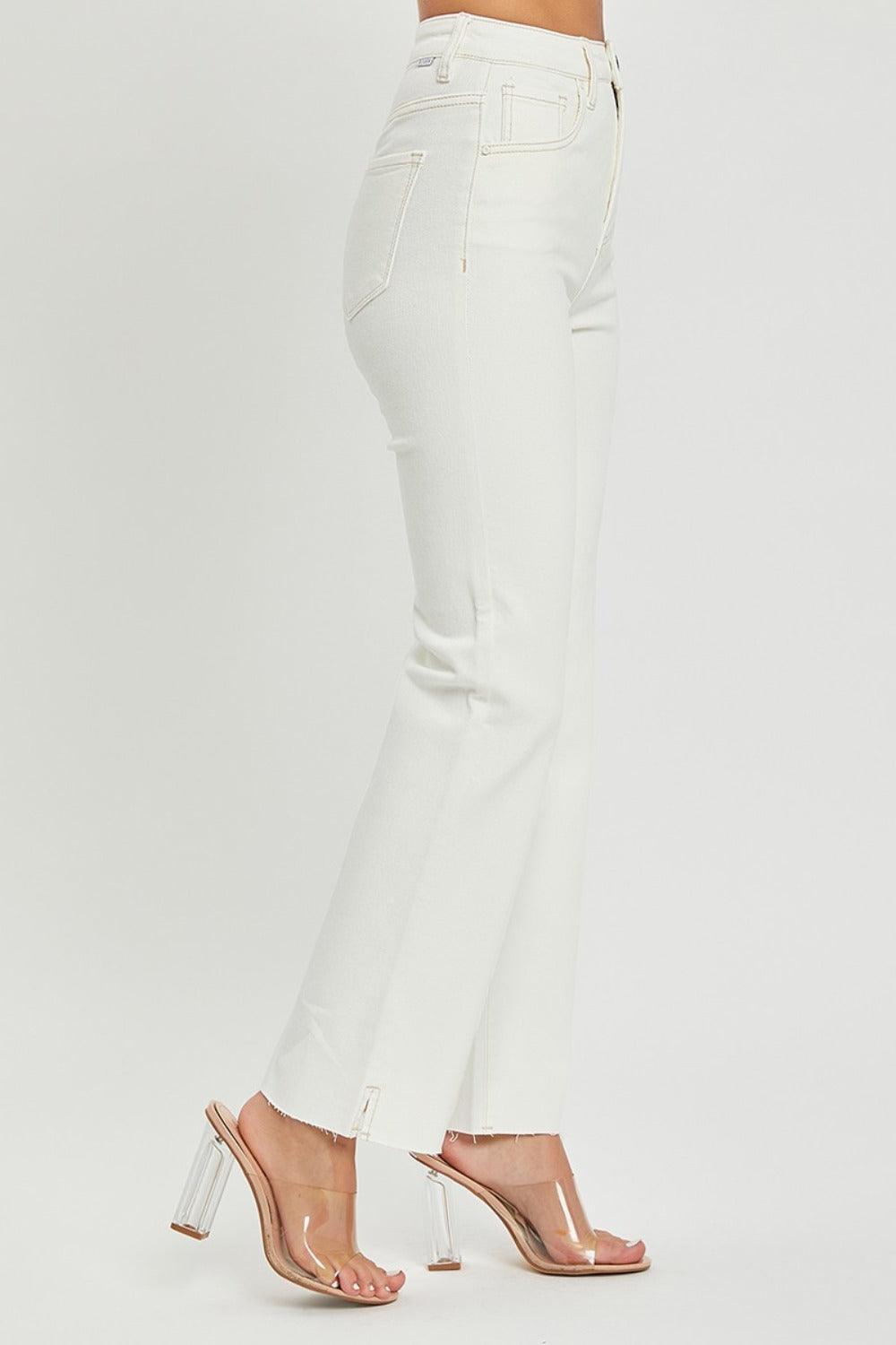 RISEN Full Size High Rise Tummy Control Straight Jeans - Clothes For Her Online Store