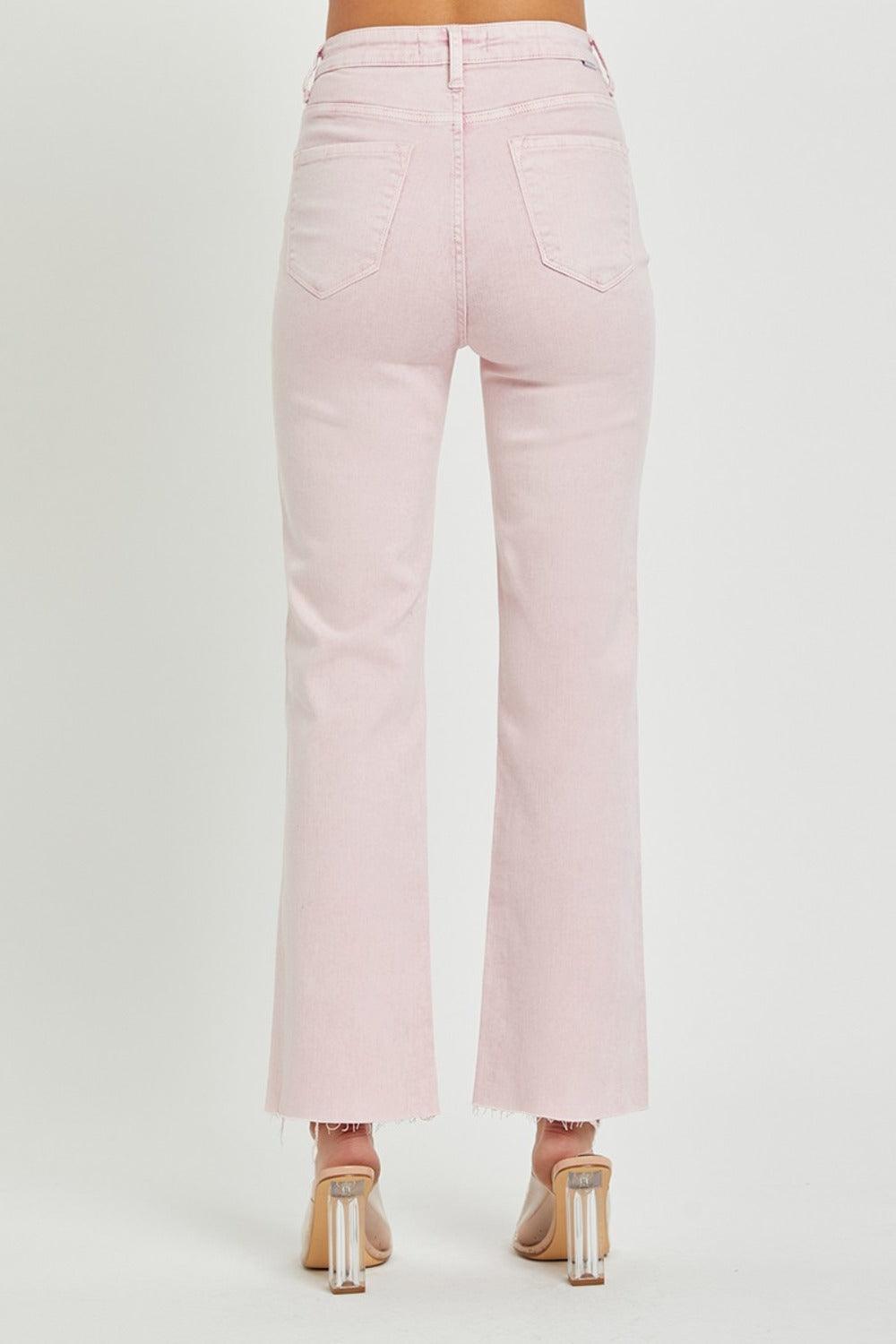 RISEN Full Size High Rise Tummy Control Straight Jeans - Clothes For Her Online Store