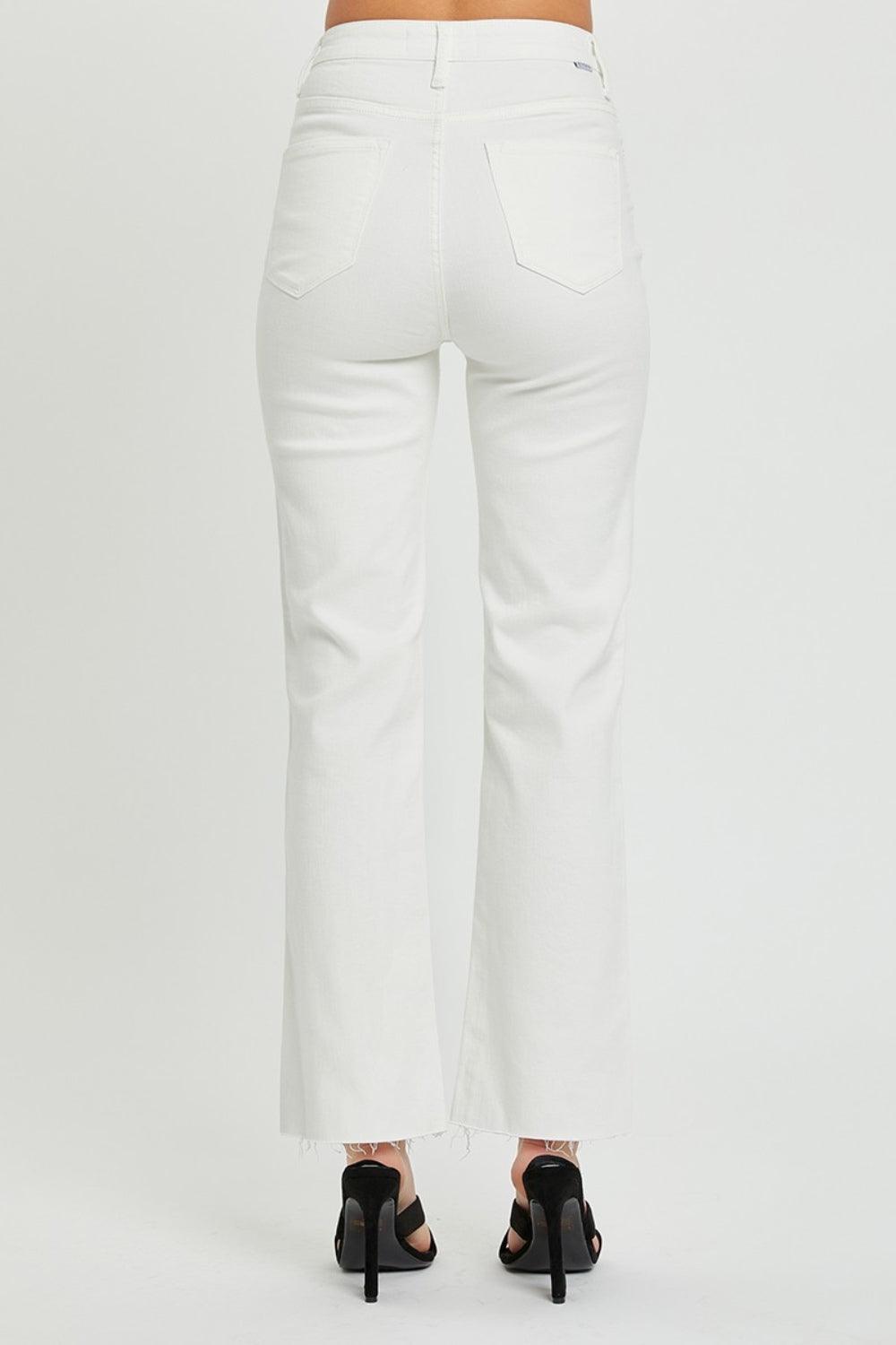 RISEN Full Size High Rise Tummy Control Straight Jeans - Clothes For Her Online Store