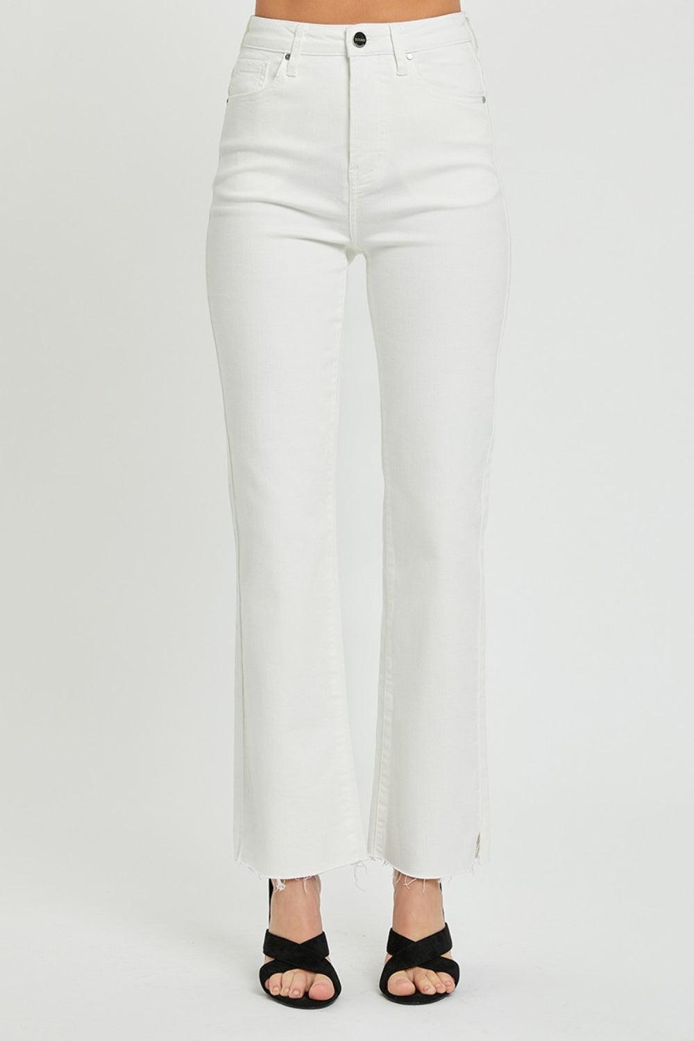 RISEN Full Size High Rise Tummy Control Straight Jeans - Clothes For Her Online Store