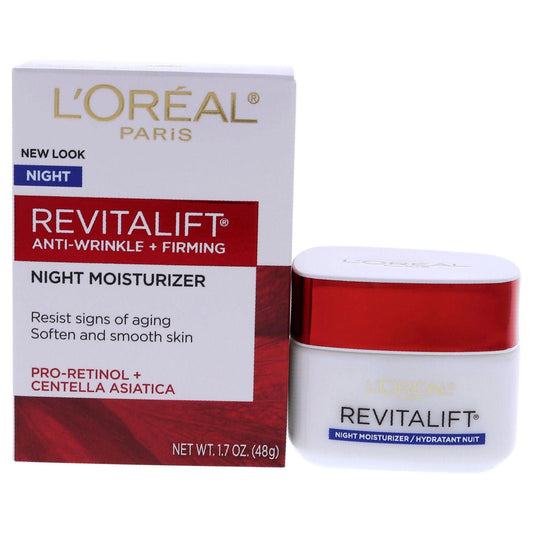 Revitalift Anti-Wrinkle and Firming Night Moisturizer by LOreal Professional for Unisex - 1.7 oz Moisturizer - Clothes For Her Online Store