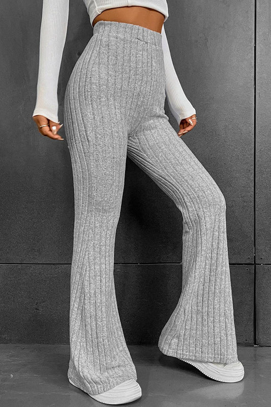 Ribbed Long Pants - Clothes For Her Online Store
