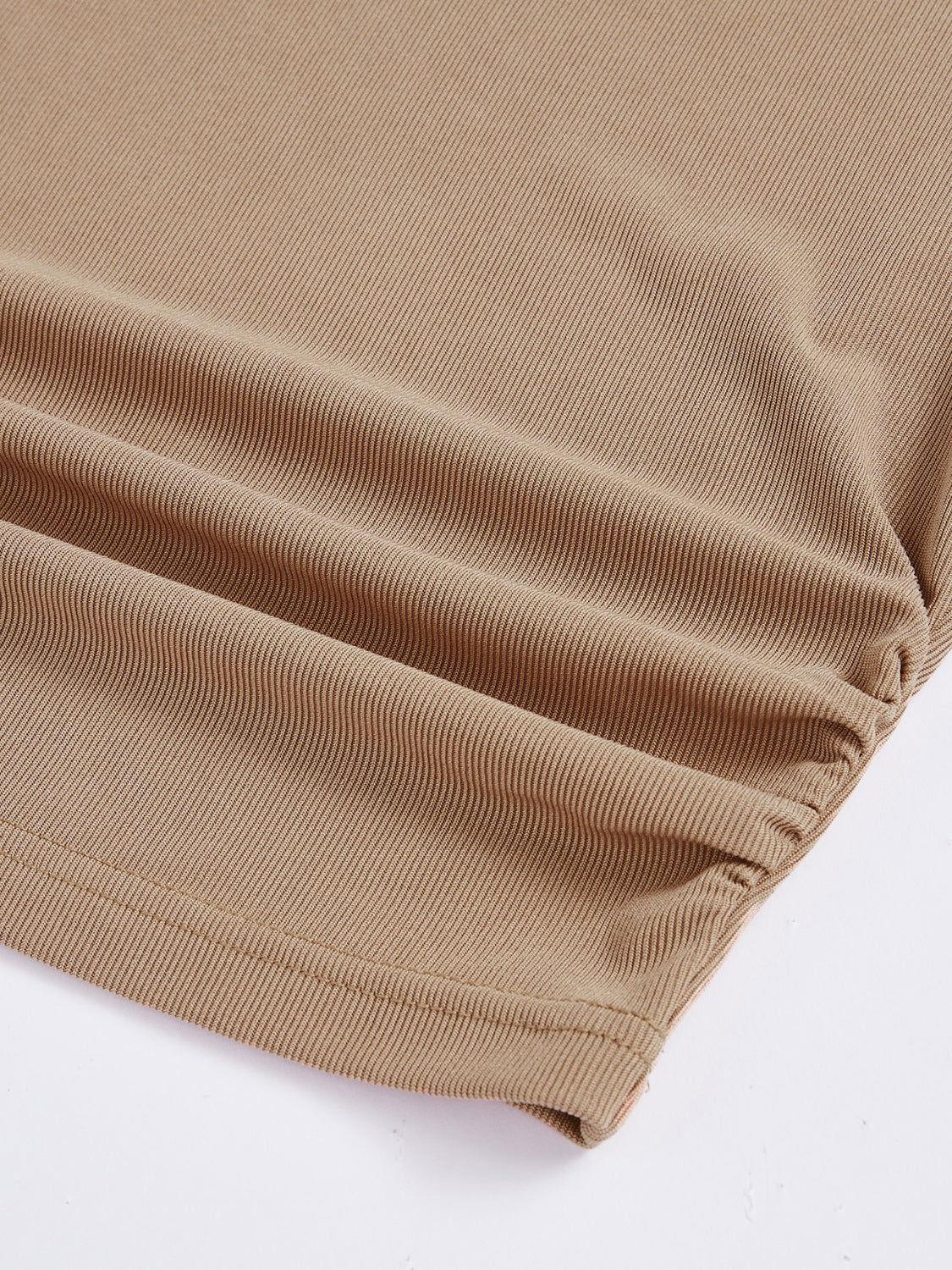Round Neck Long Sleeve Top and Skirt Set - Clothes For Her Online Store