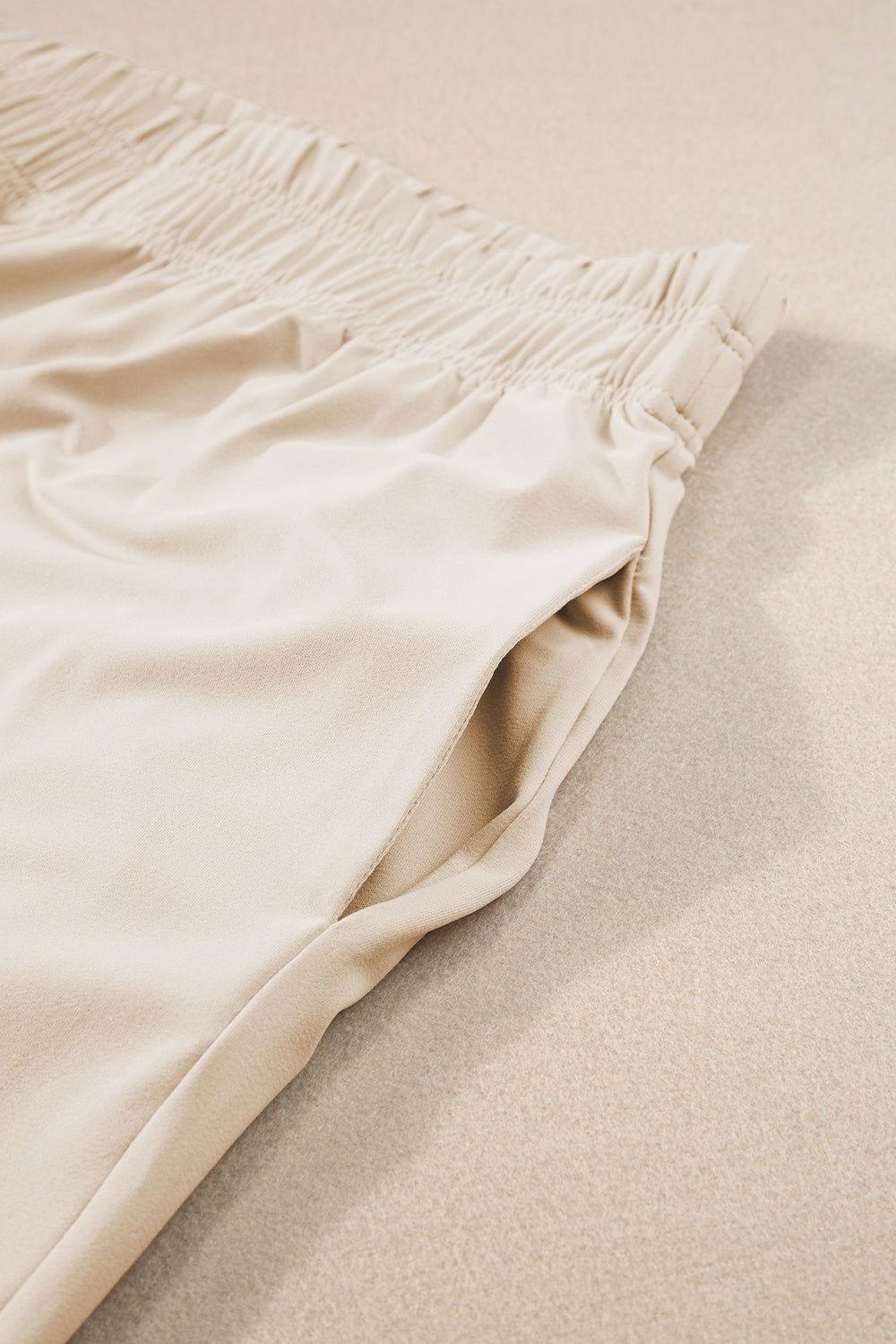 Round Neck Short Sleeve Top and Pants Set - Clothes For Her Online Store