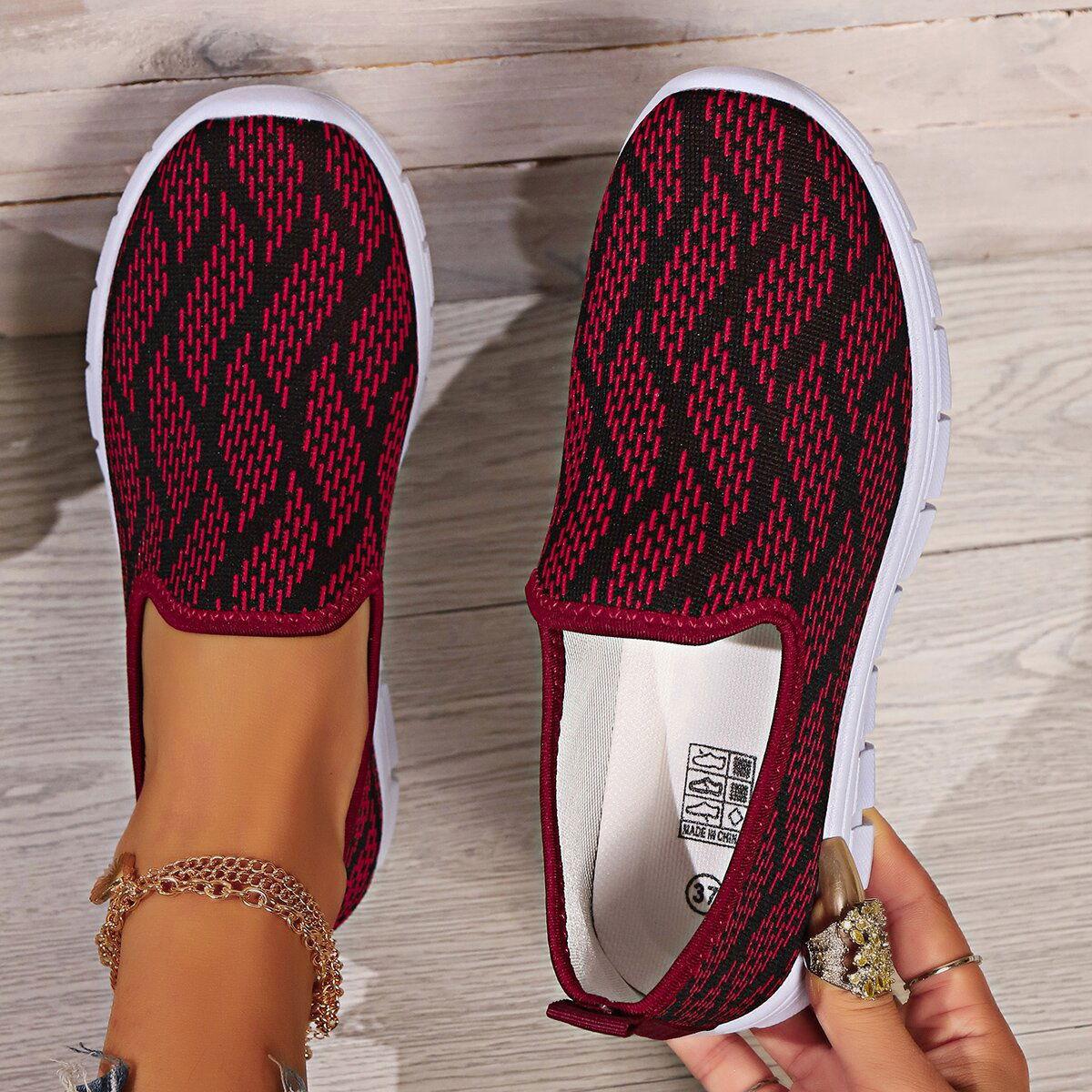 Round Toe Flat Slip-Ons - Clothes For Her Online Store