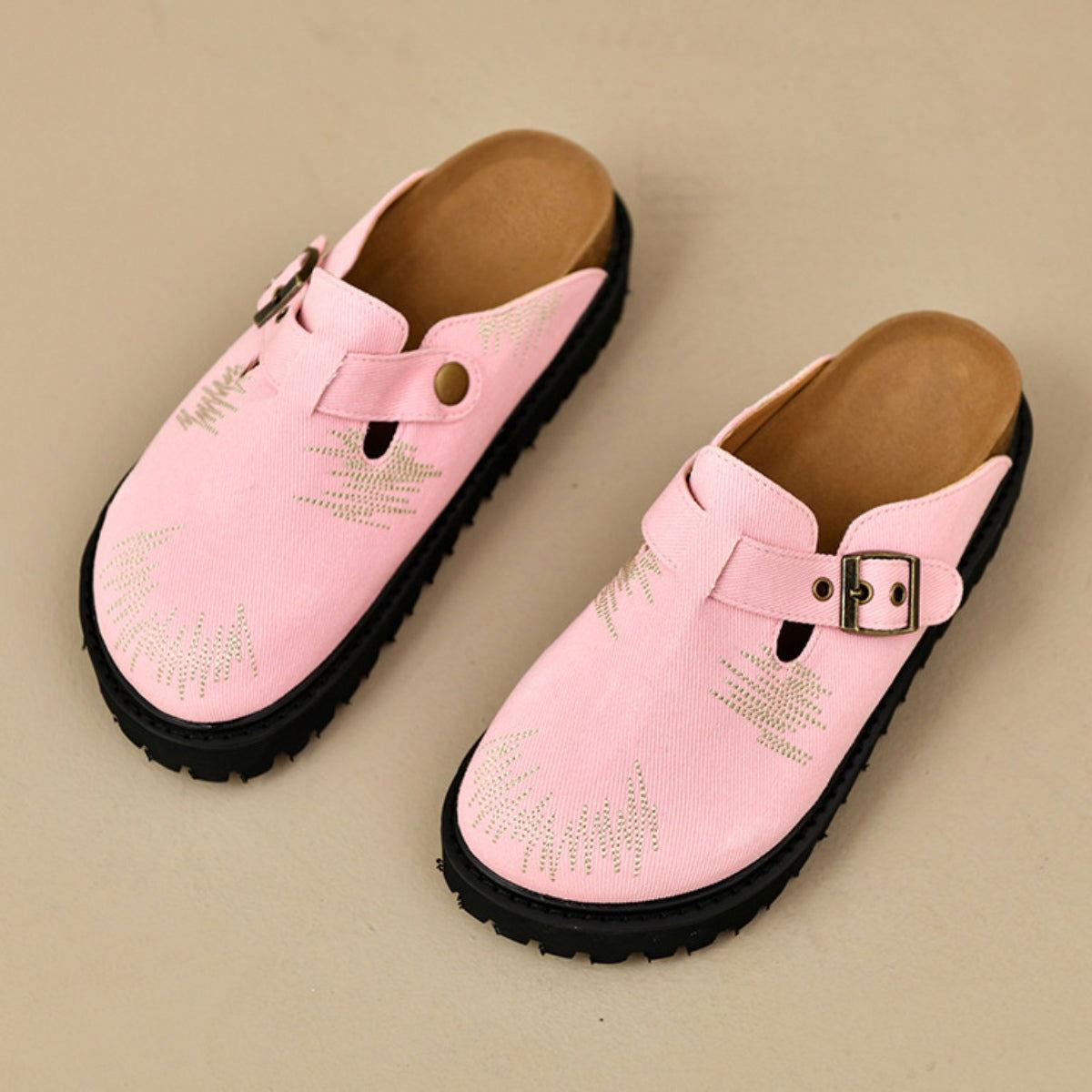 Round Toe Platform Loafers - Clothes For Her Online Store