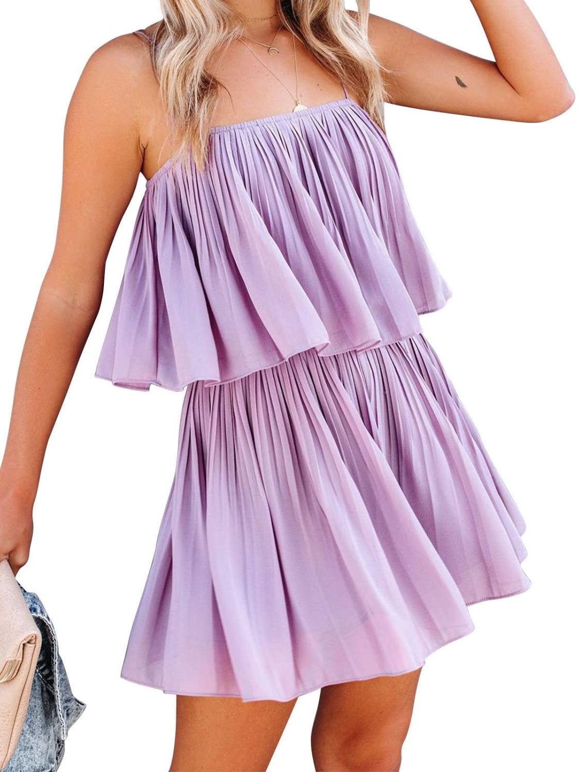 Ruched Spaghetti Strap Romper - Clothes For Her Online Store