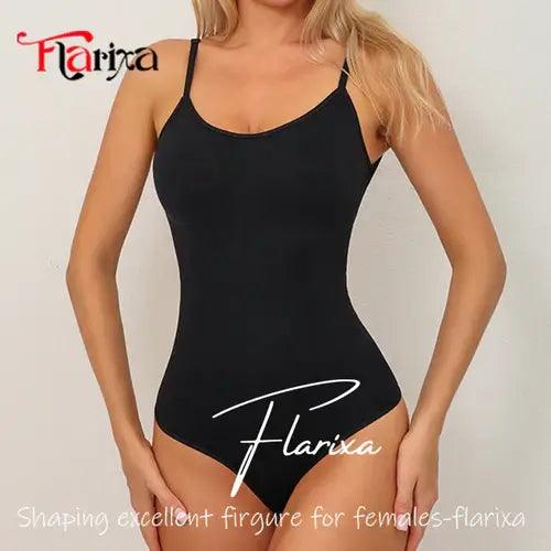 Flarixa Seamless Shapewear Bodysuit for Women Faja Full Body Shaper