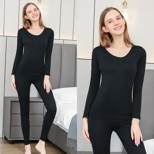 Warm Thermal Underwear Sexy Ladies Intimates Long Johns Women Shaped