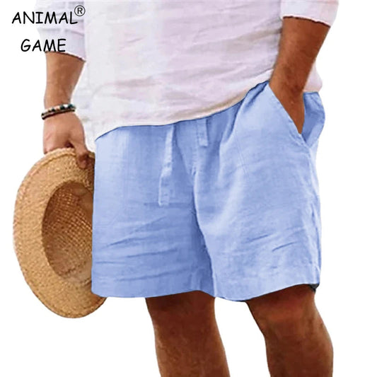 Men Cotton Short Lightweight Beach shorts