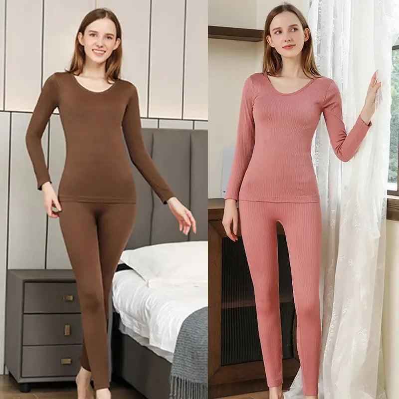 Warm Thermal Underwear Sexy Ladies Intimates Long Johns Women Shaped