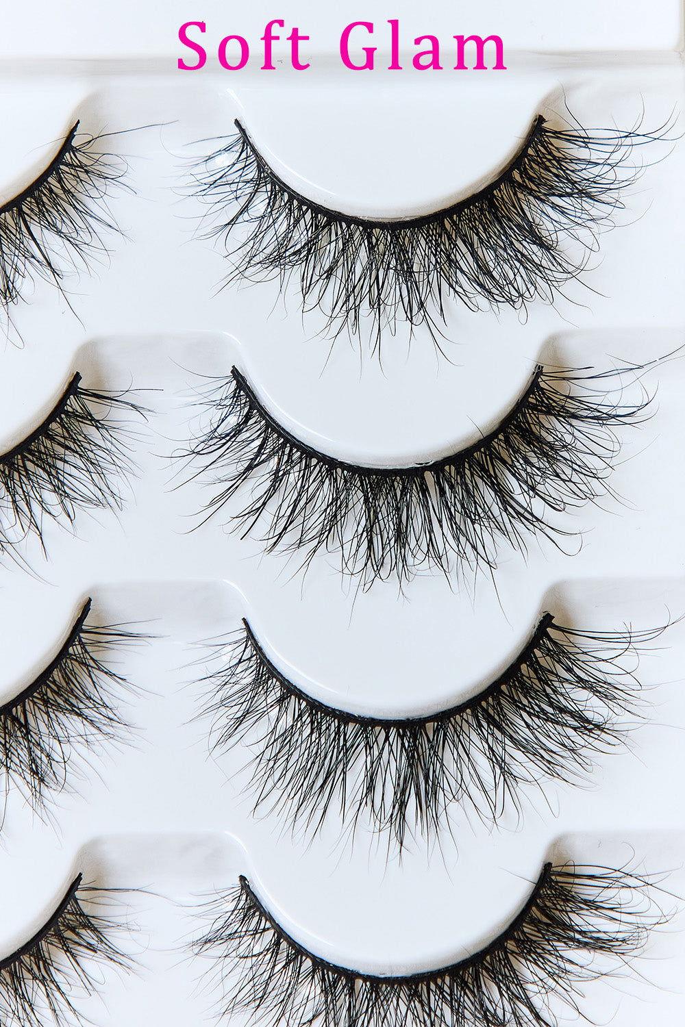 SO PINK BEAUTY Mink Eyelashes 5 Pairs - Clothes For Her Online Store