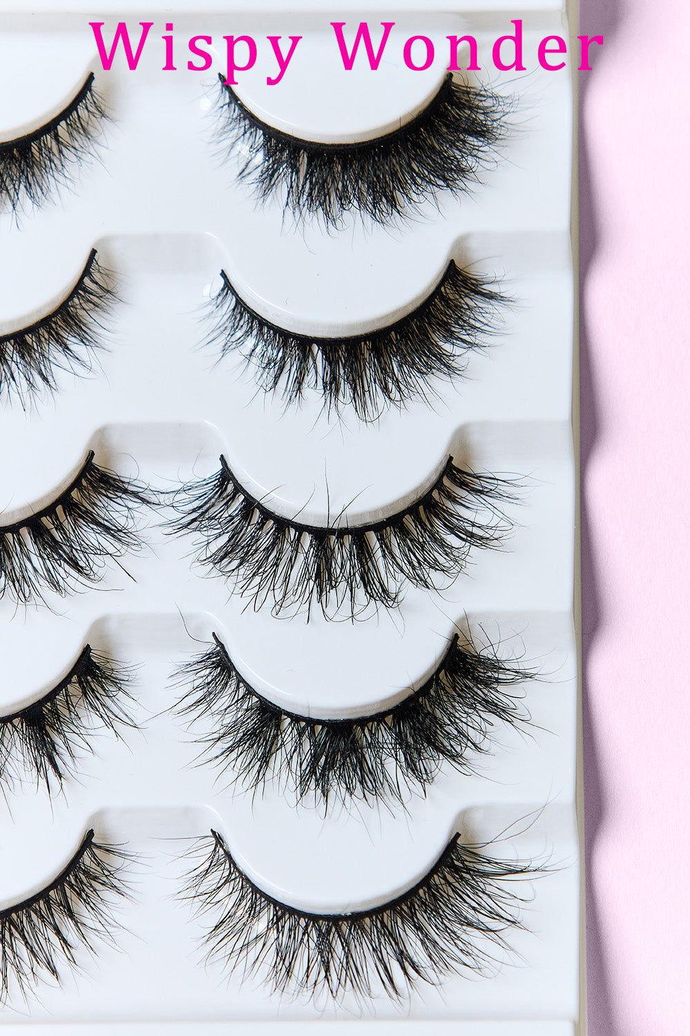 SO PINK BEAUTY Mink Eyelashes Variety Pack 5 Pairs - Clothes For Her Online Store