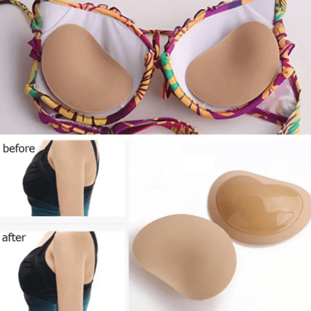 Chest Push Up Sticky Bra Thicker Sponge Bra Pads Breast Lift Up