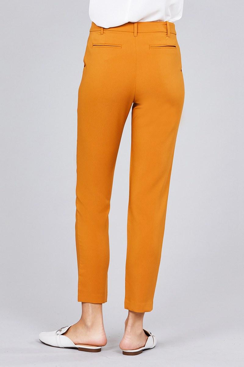 Seam Side Pocket Classic Long Pants - Clothes For Her Online Store