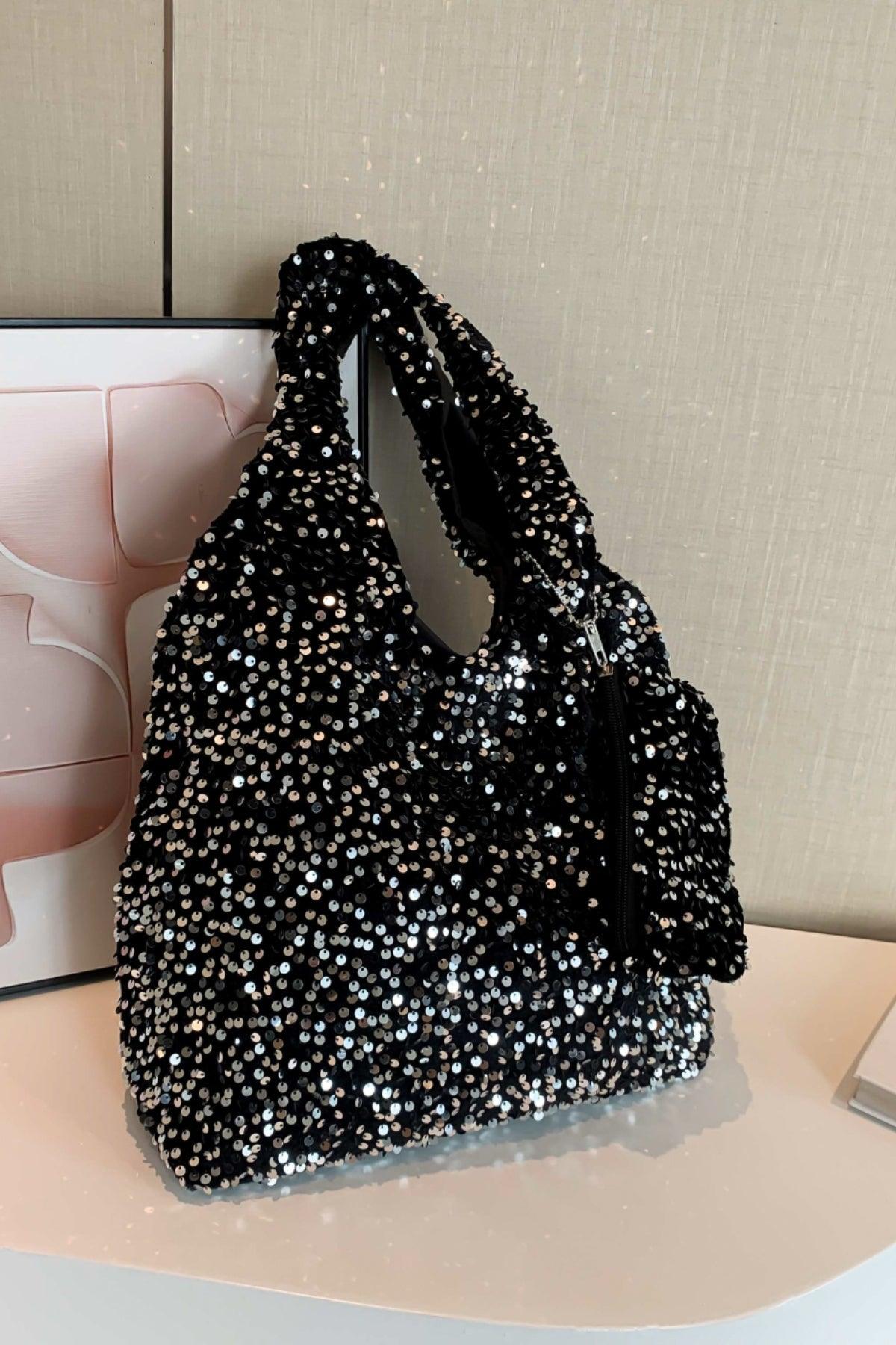 Sequin Polyester Handbag - Clothes For Her Online Store