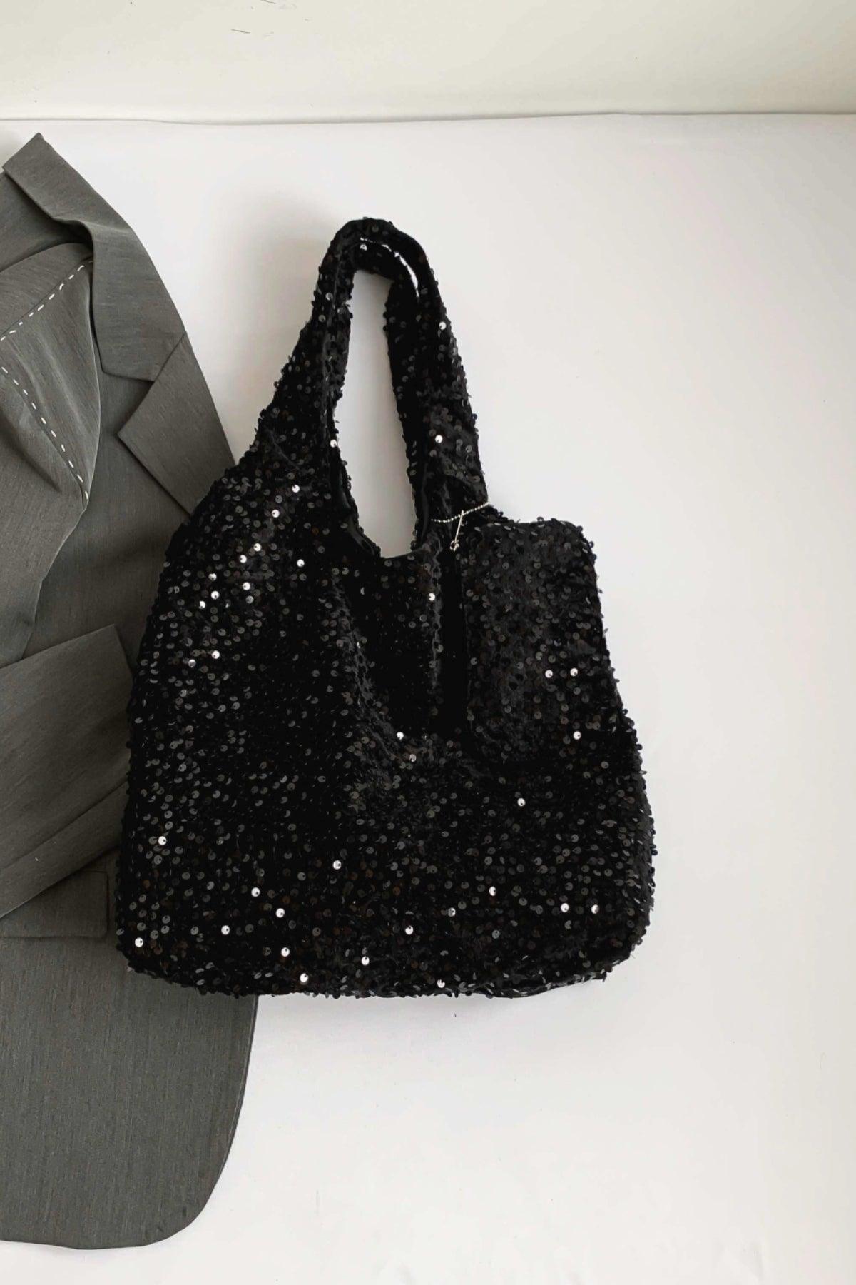 Sequin Polyester Handbag - Clothes For Her Online Store