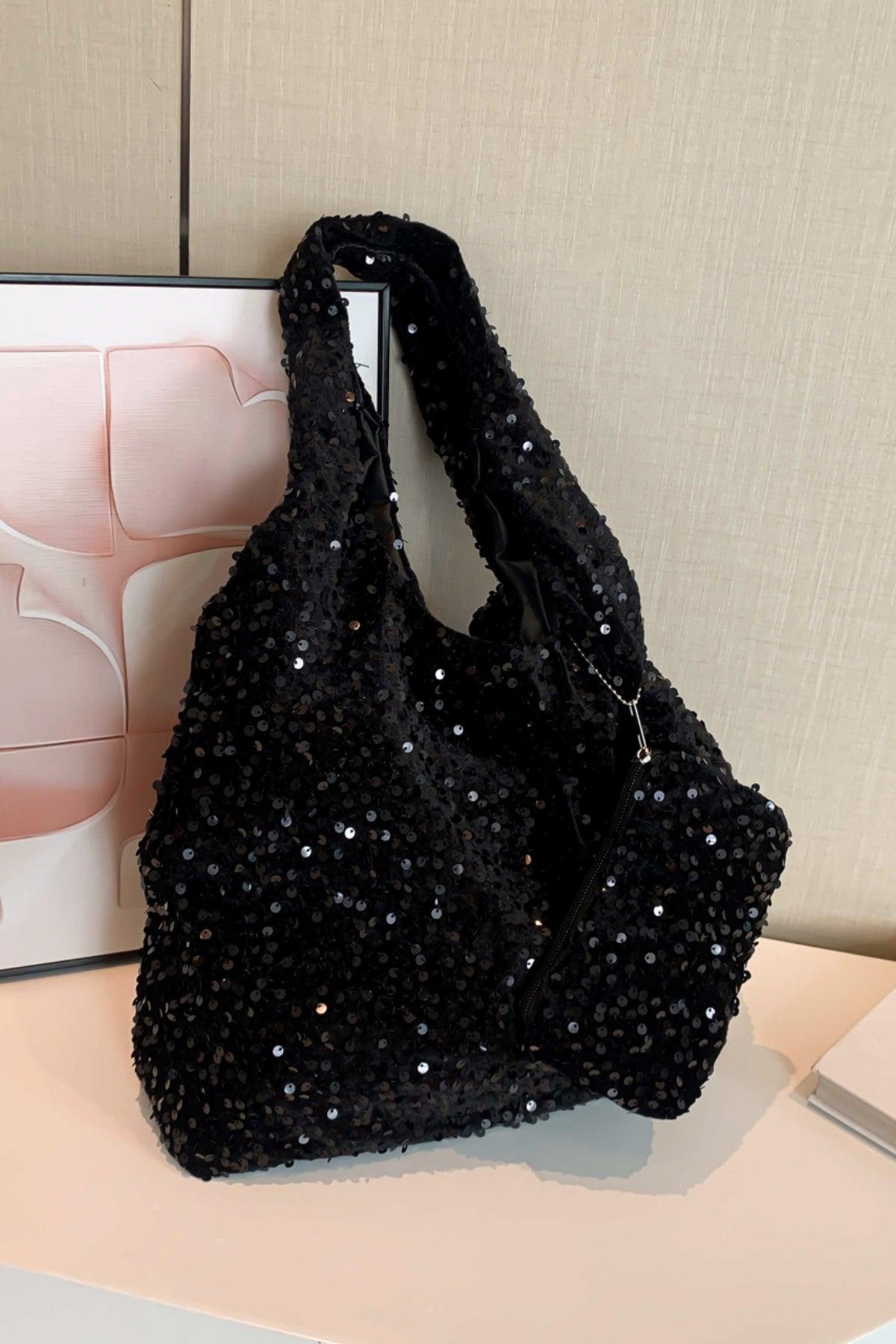 Sequin Polyester Handbag - Clothes For Her Online Store