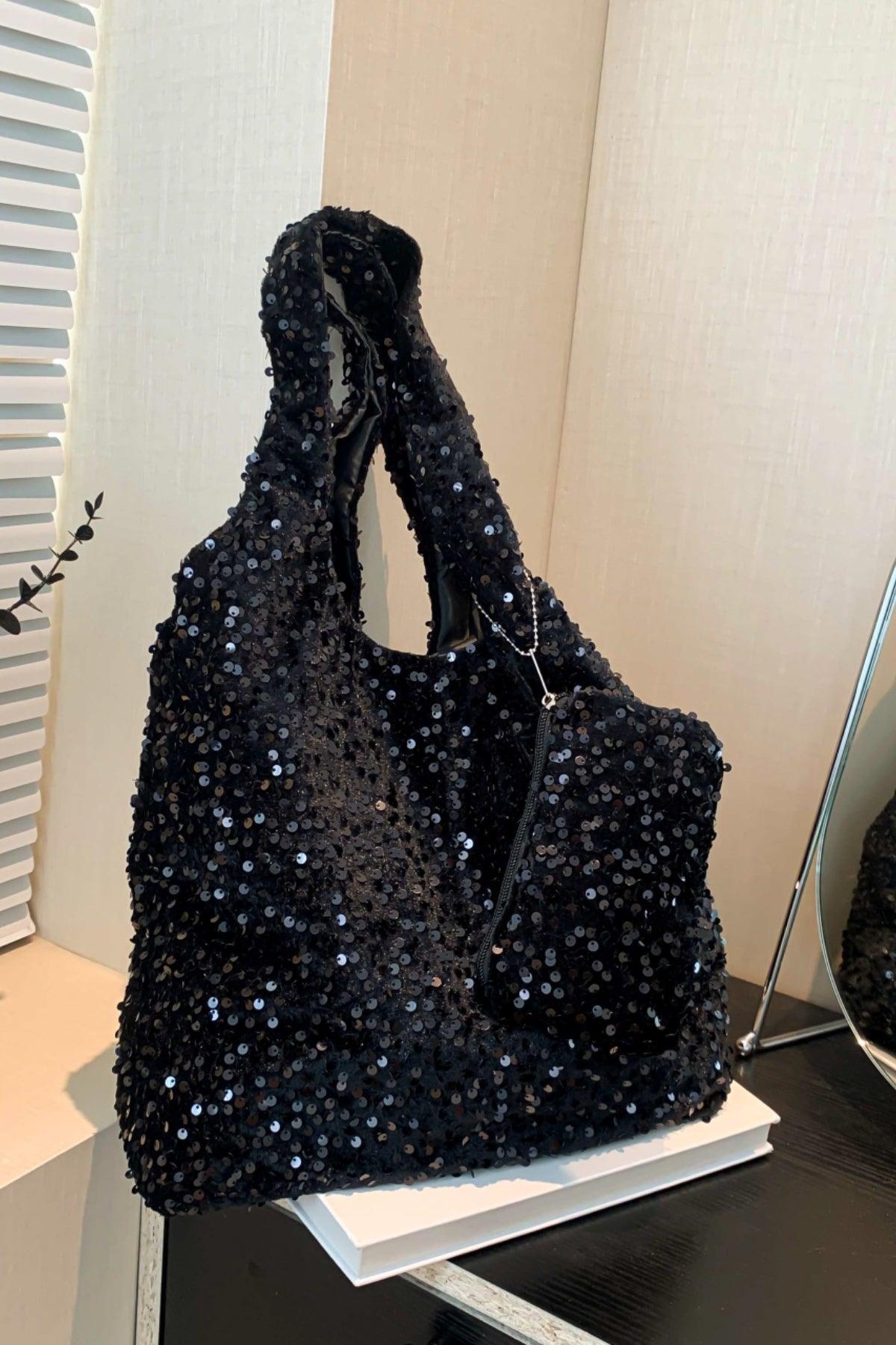 Sequin Polyester Handbag - Clothes For Her Online Store