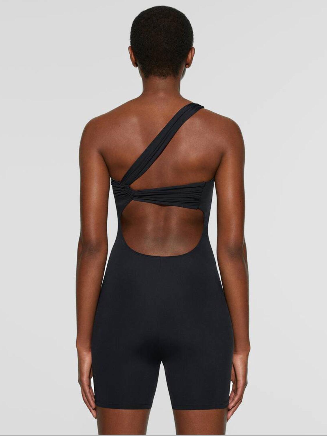 Single Shoulder Active Romper - Clothes For Her Online Store