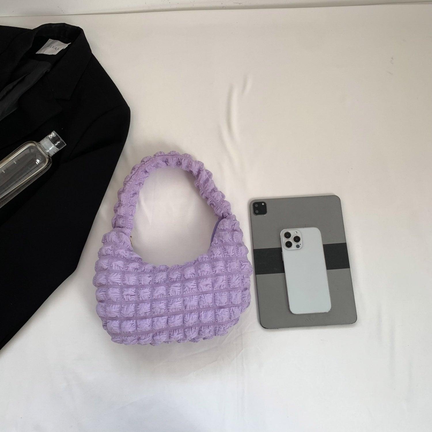 Small Texture Handbag - Clothes For Her Online Store