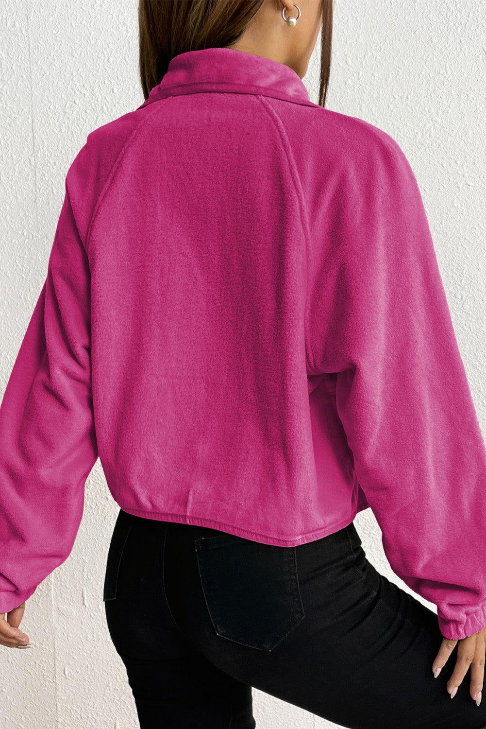 Snap Down Collared Jacket - Clothes For Her Online Store
