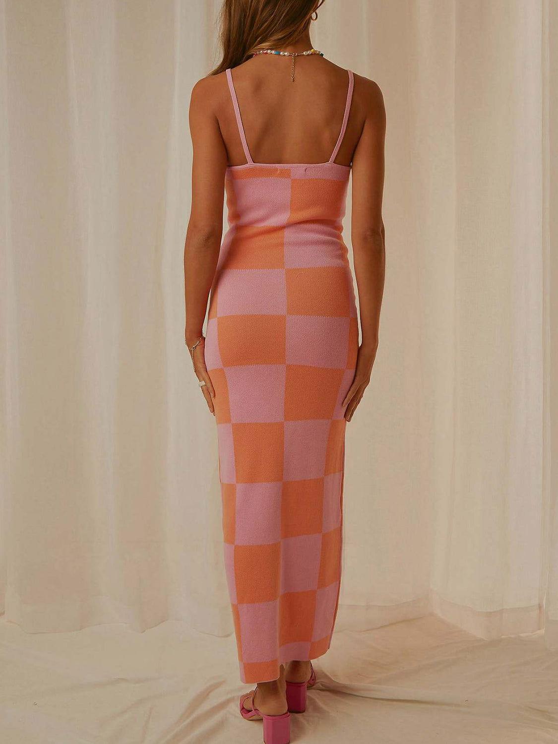 Spaghetti Strap Maxi Sweater Dress