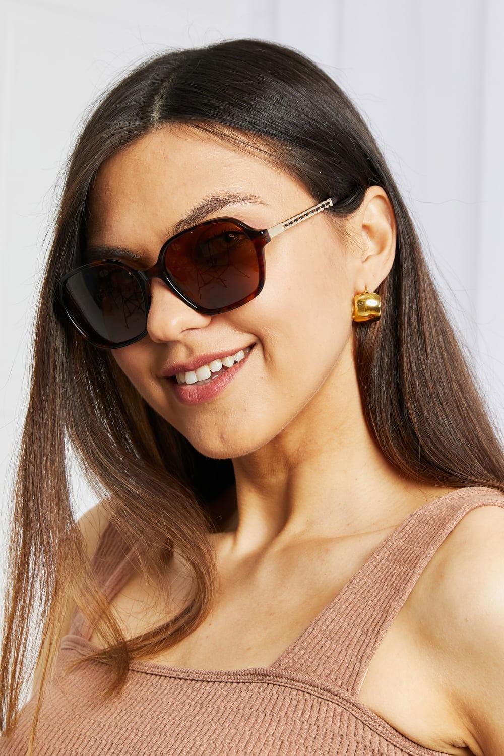 TAC Polarization Lens Full Rim Sunglasses - Clothes For Her Online Store