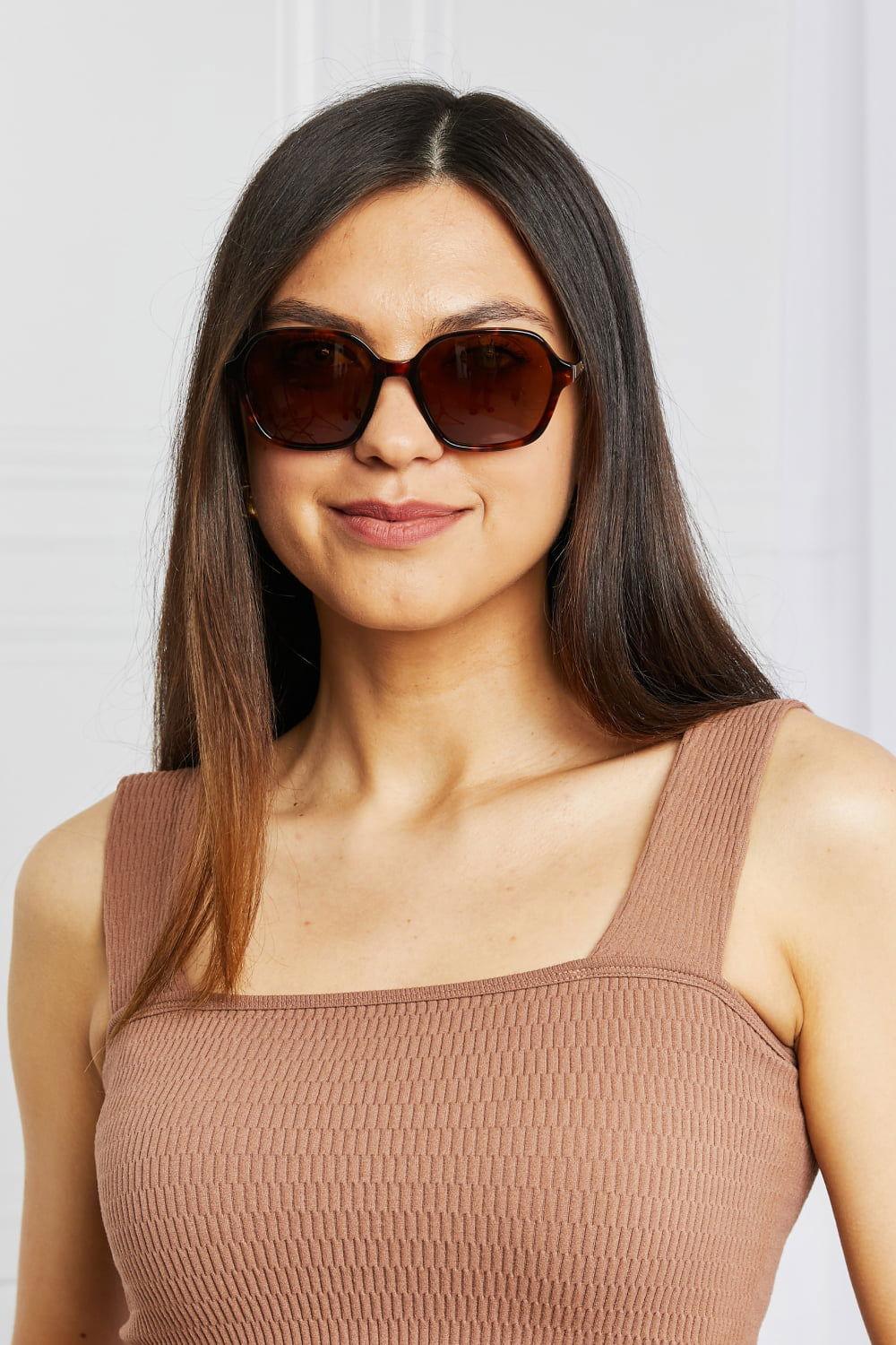 TAC Polarization Lens Full Rim Sunglasses - Clothes For Her Online Store