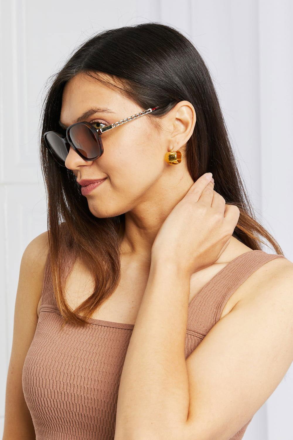 TAC Polarization Lens Full Rim Sunglasses - Clothes For Her Online Store