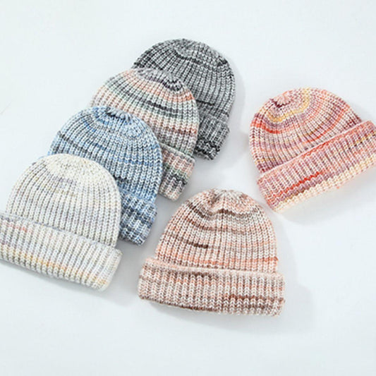 Thermal Contrast Knit Hat - Clothes For Her Online Store