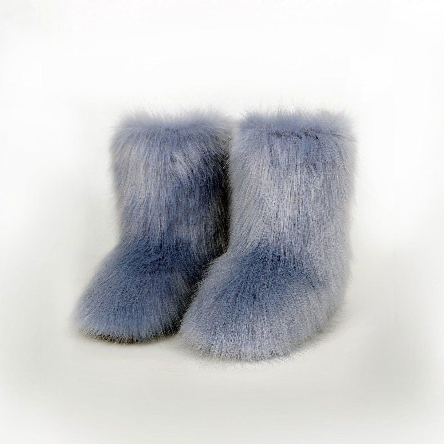 Thermal Fuzzy Platform Boots - Clothes For Her Online Store