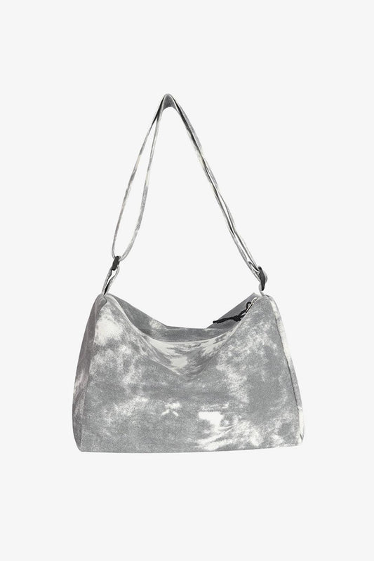 Tie-Dye Canvas Crossbody Bag - Clothes For Her Online Store