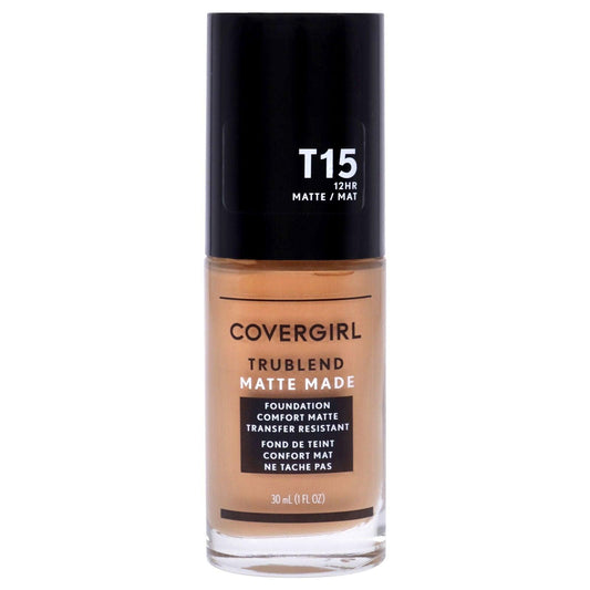 TruBlend Matte Made Liquid Foundation - T15 Golden Honey by CoverGirl for Women - 1 oz Foundation - Clothes For Her Online Store