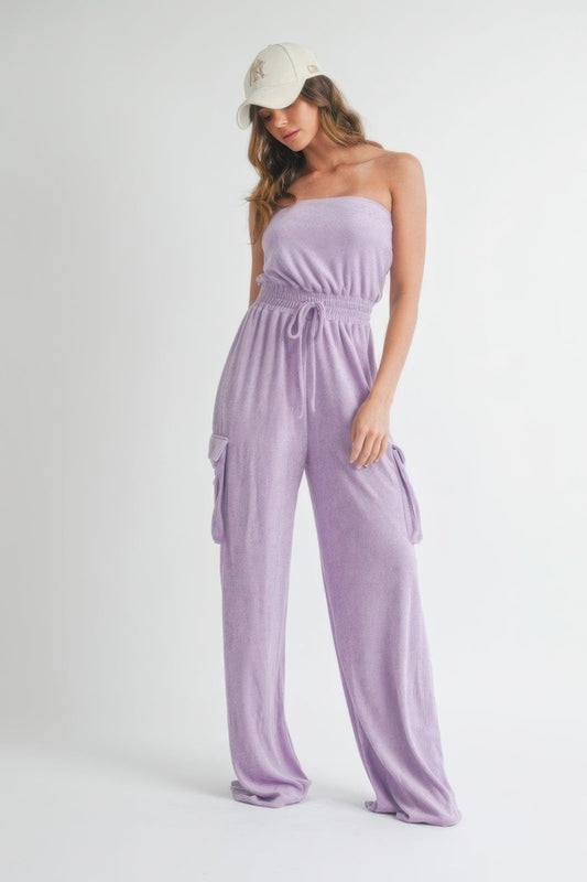 Tube Top Jumpsuit Romper - Clothes For Her Online Store