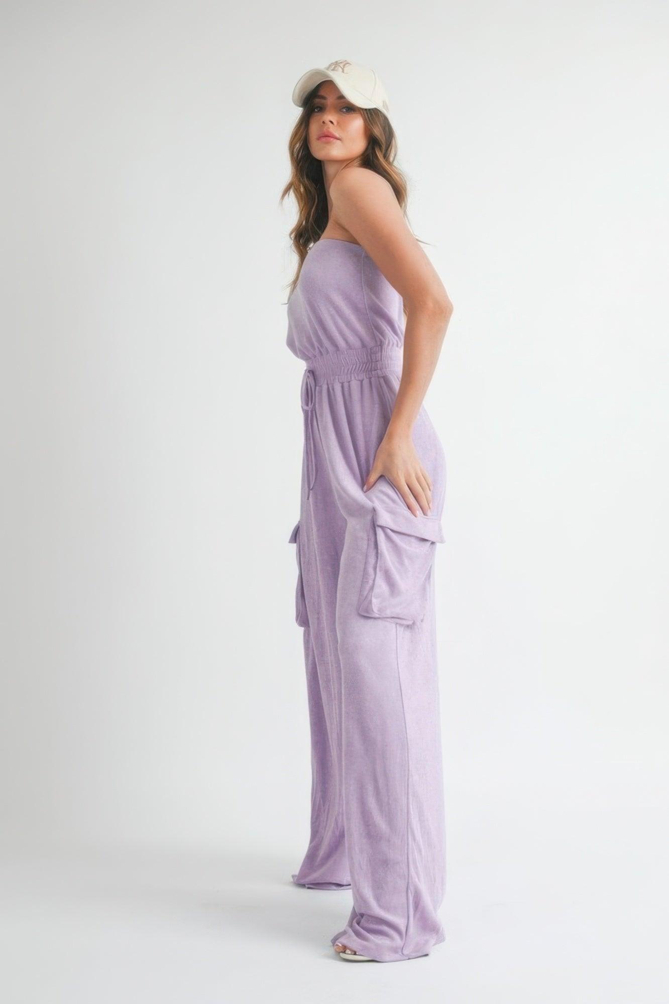 Tube Top Jumpsuit Romper - Clothes For Her Online Store