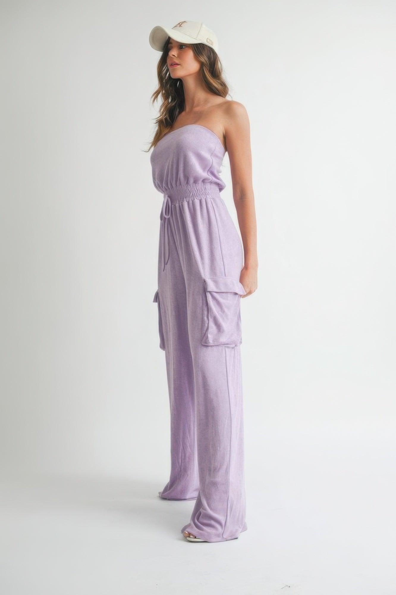 Tube Top Jumpsuit Romper - Clothes For Her Online Store