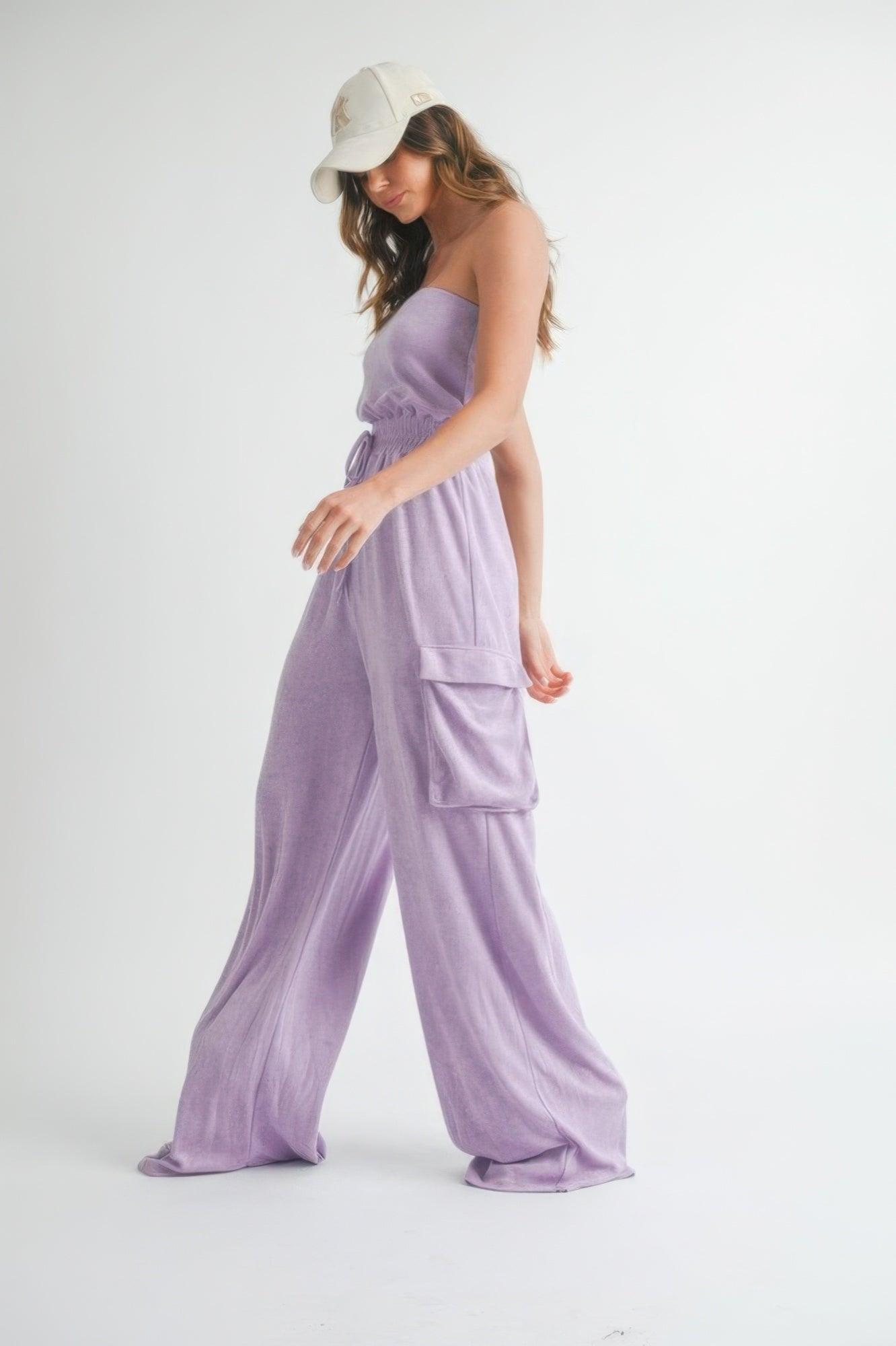 Tube Top Jumpsuit Romper - Clothes For Her Online Store