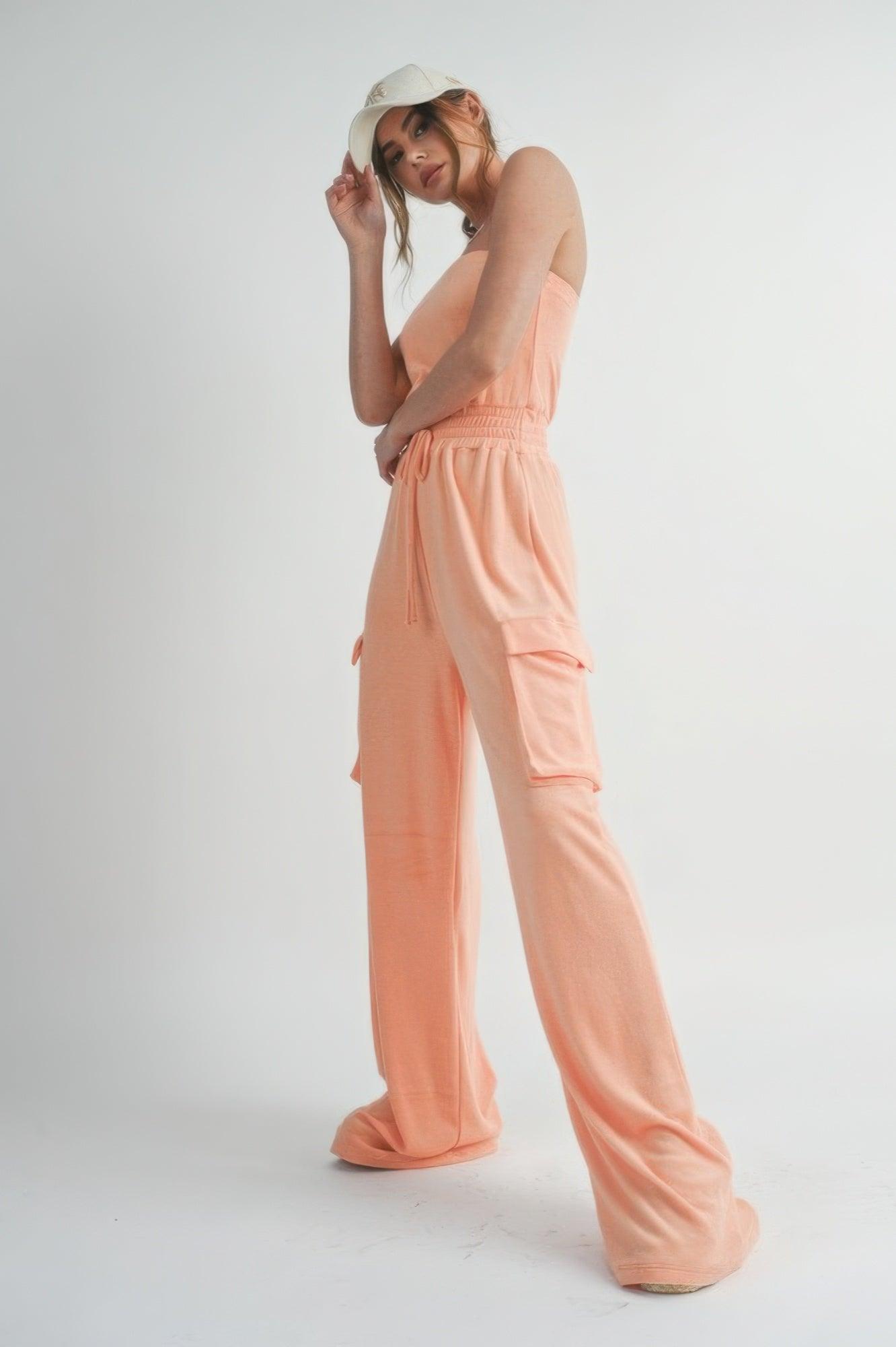 Tube Top Jumpsuit Romper - Clothes For Her Online Store