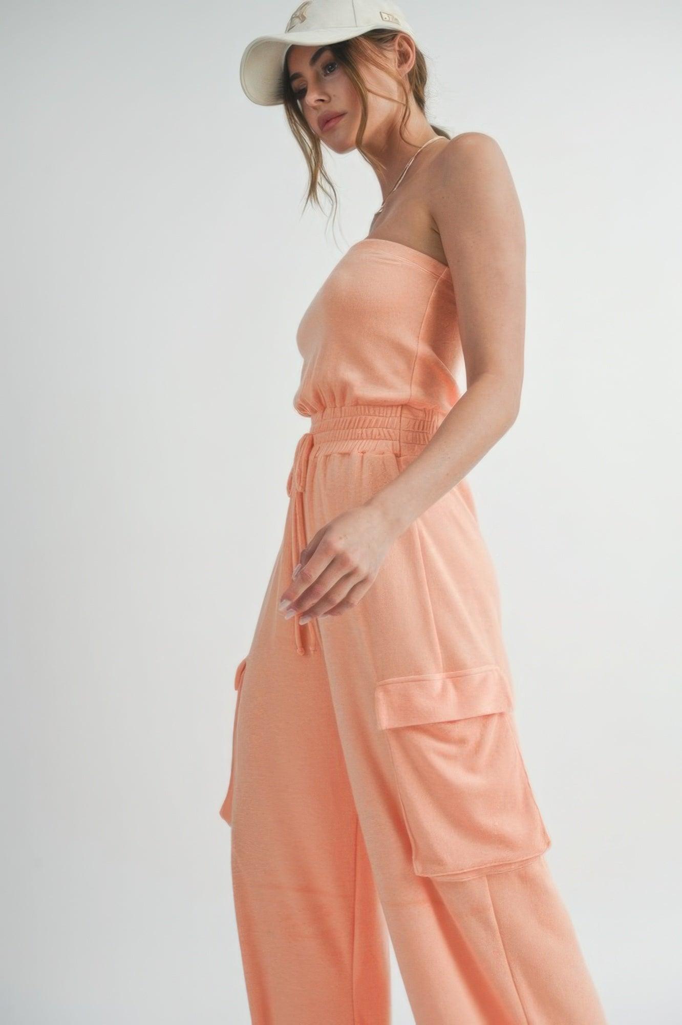 Tube Top Jumpsuit Romper - Clothes For Her Online Store