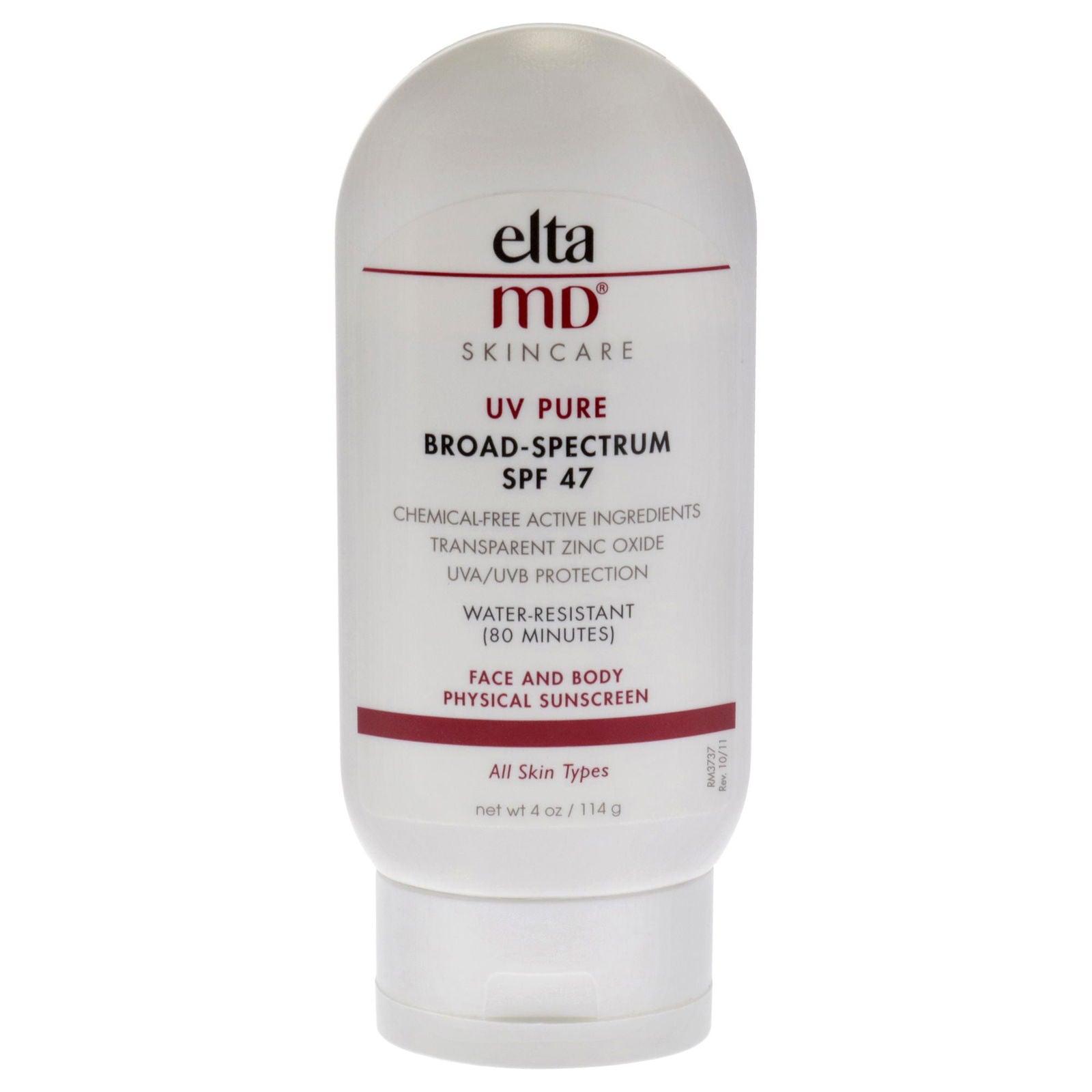 UV Pure Face and Body Physical Sunscreen SPF 47 by EltaMD for Unisex - 4 oz Sunscreen - Clothes For Her Online Store