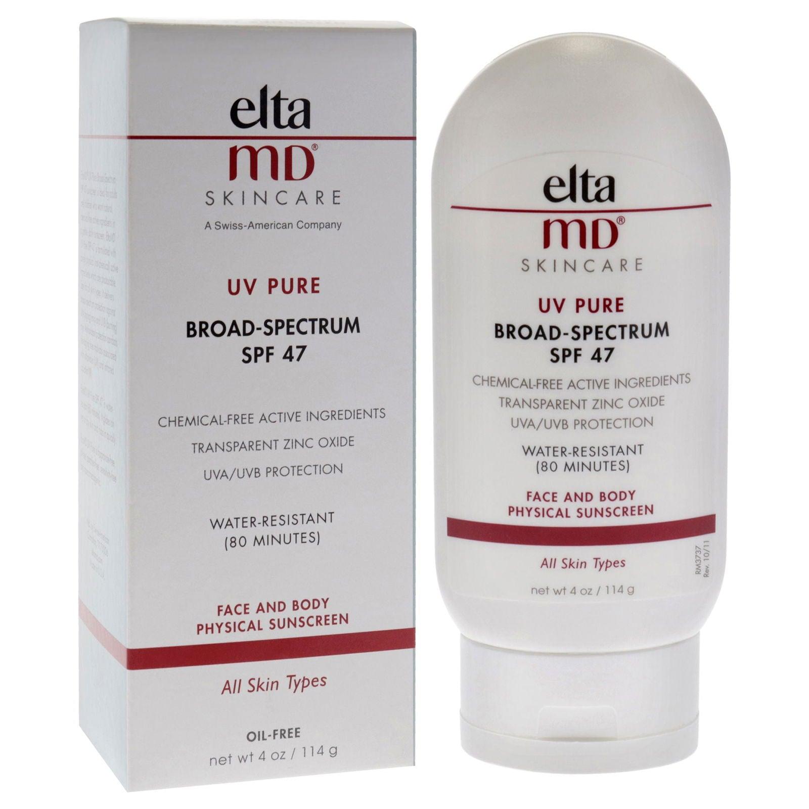 UV Pure Face and Body Physical Sunscreen SPF 47 by EltaMD for Unisex - 4 oz Sunscreen - Clothes For Her Online Store
