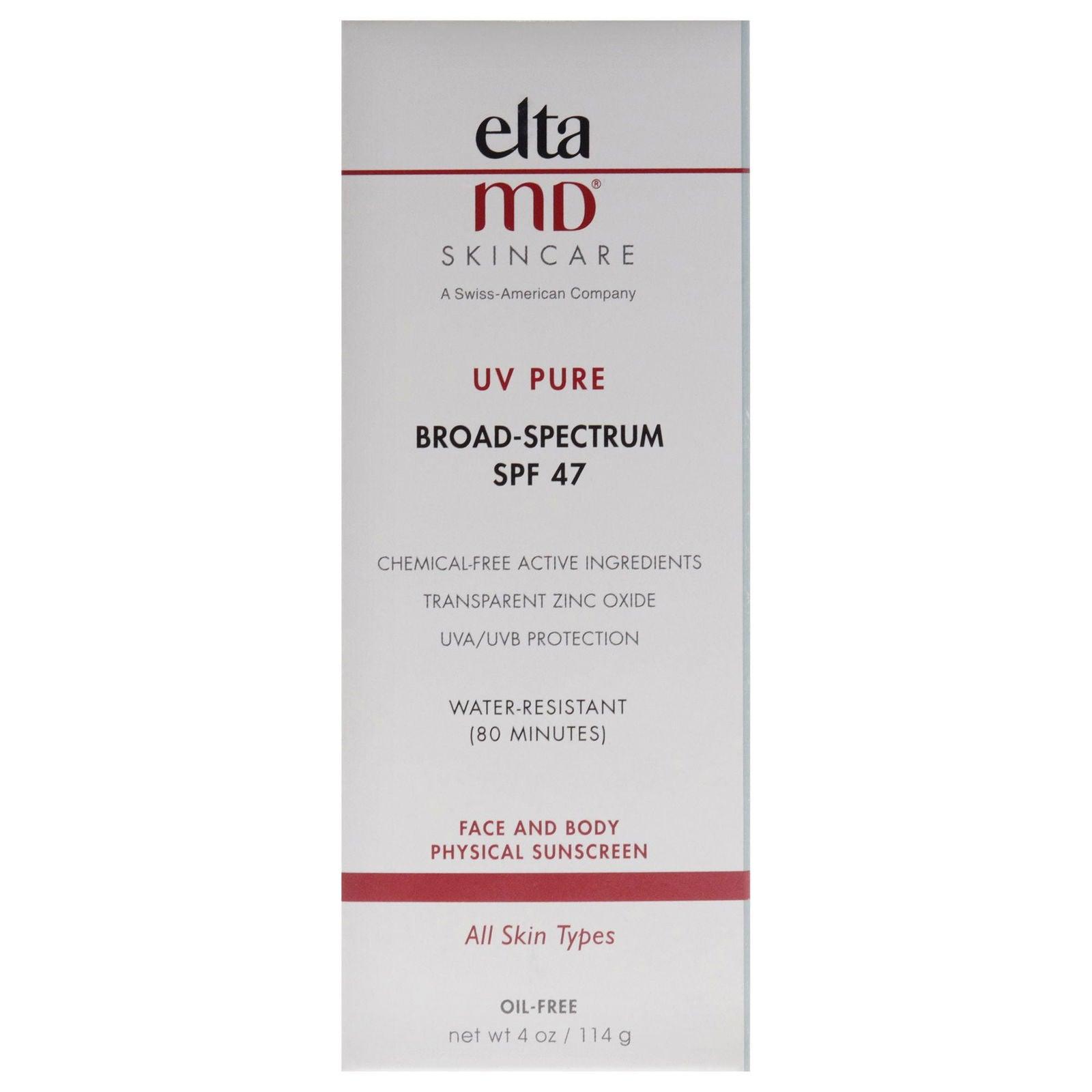 UV Pure Face and Body Physical Sunscreen SPF 47 by EltaMD for Unisex - 4 oz Sunscreen - Clothes For Her Online Store