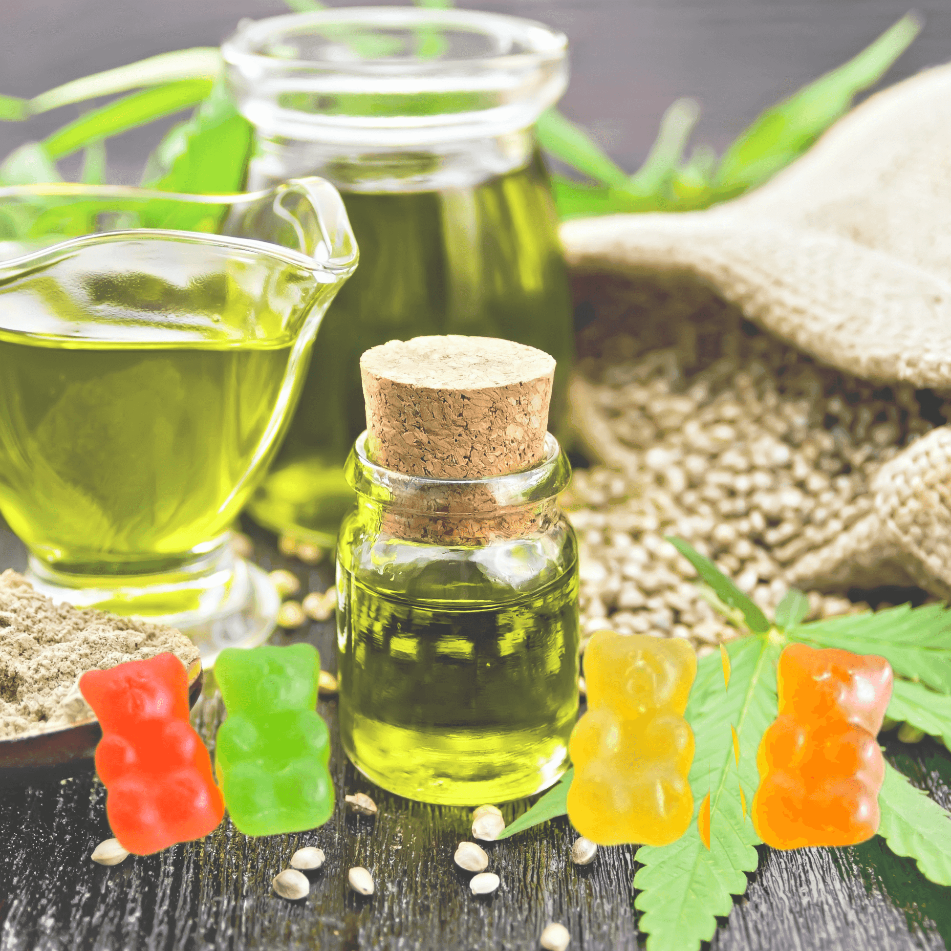 Hemp Seed Oil Gummies 60 per bottle | SuperFood Gummies